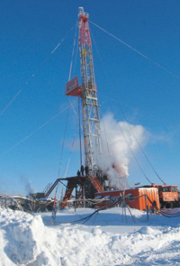 Cold Weather Workover Rig